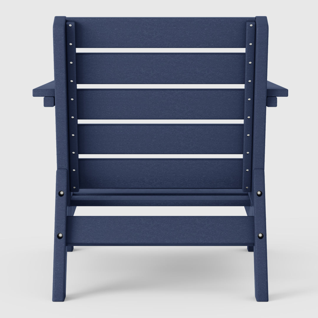 Avalon Outdoor Patio HDPE Deep Seating Armchair (Set of 2)