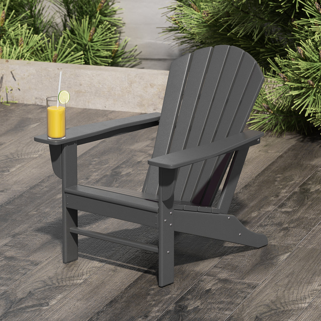 Dylan HDPE Outdoor Patio Adirondack Chair