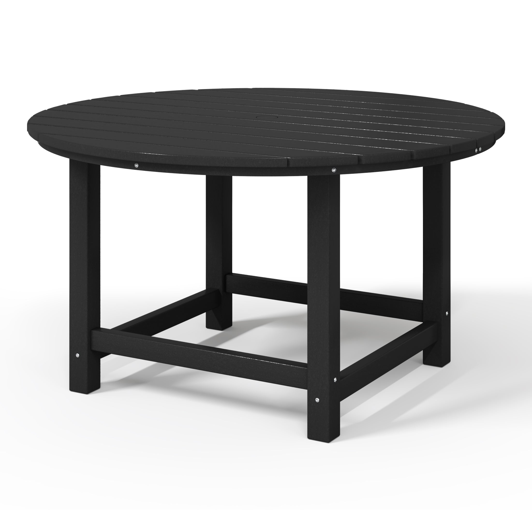 Malibu Kids Outdoor Patio Furniture HDPE 38" Wide Round Dining Table