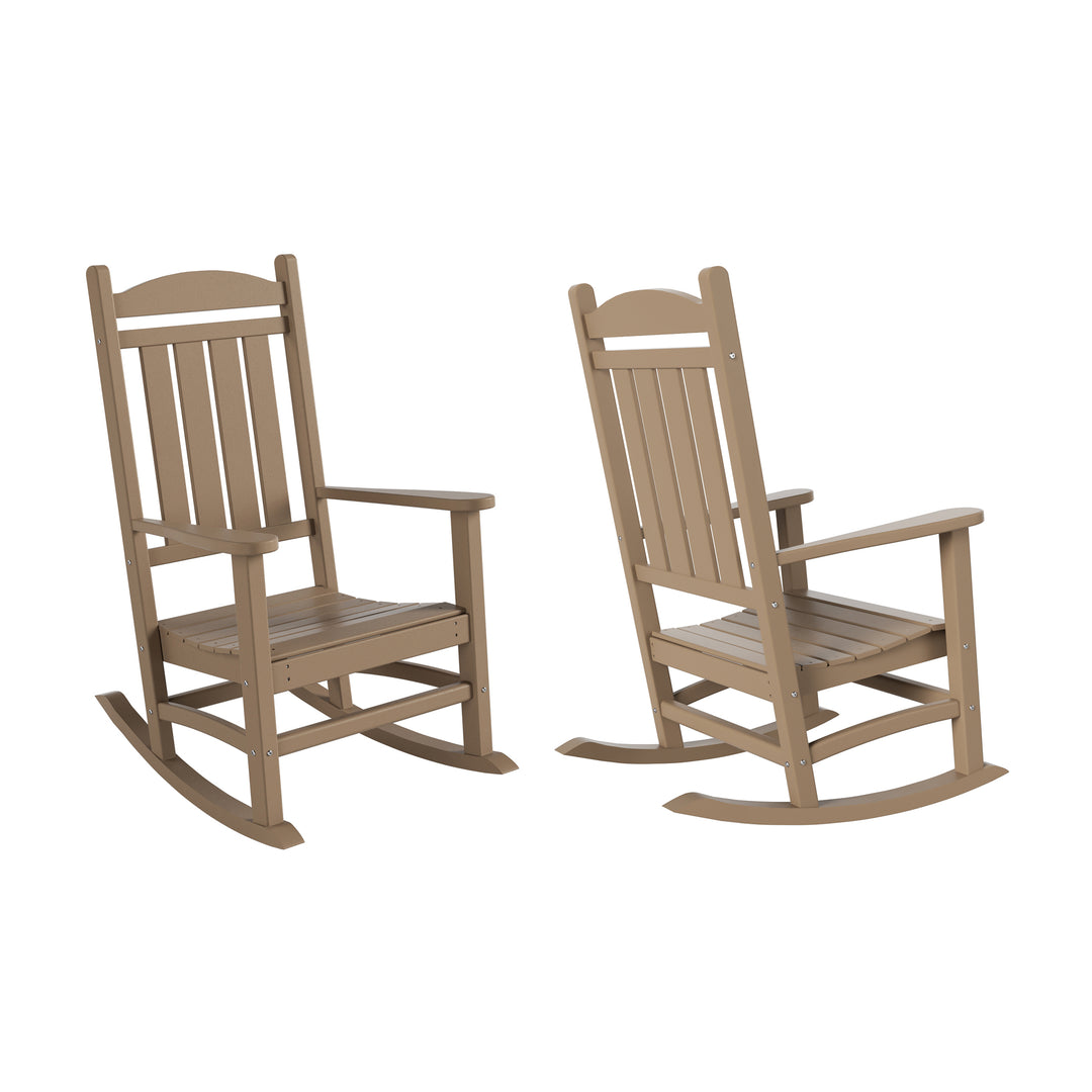 Malibu 2-Piece set Outdoor / Patio rocking chairs ( 2 seater )