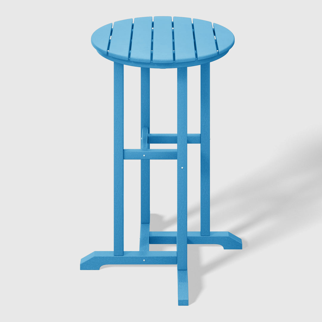 Malibu 37" Counter Height Round Outdoor Patio Bistro Bar Table