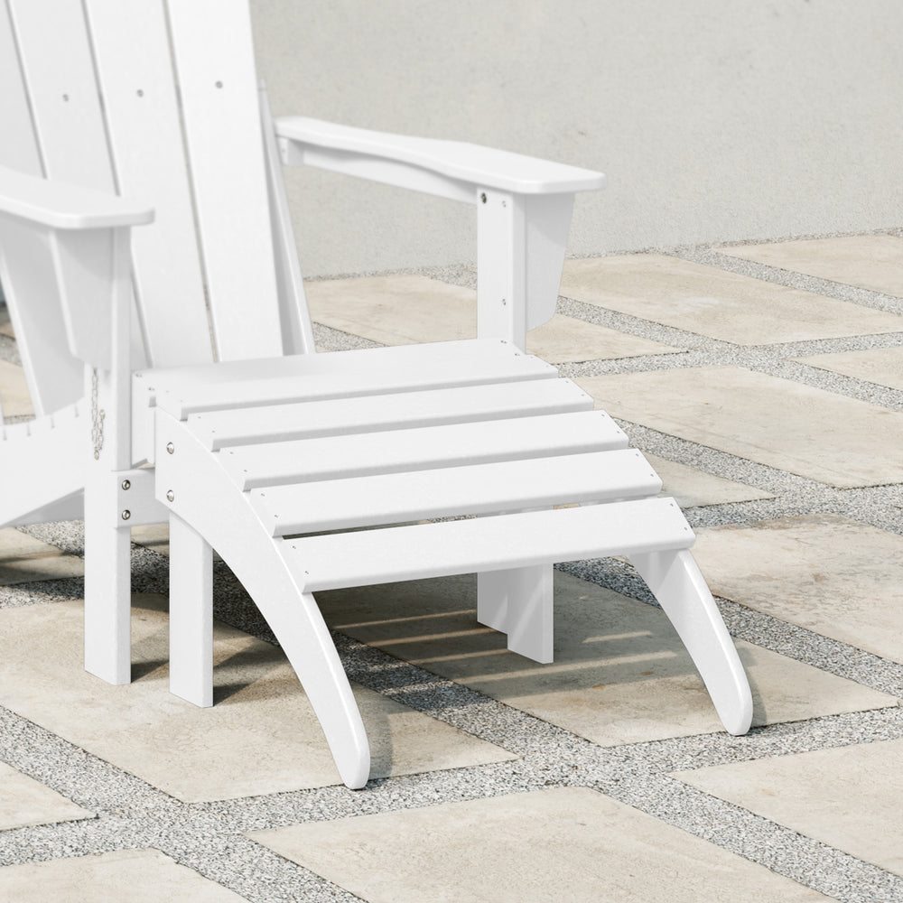 Malibu Outdoor folding ottoman for Adirondack chair