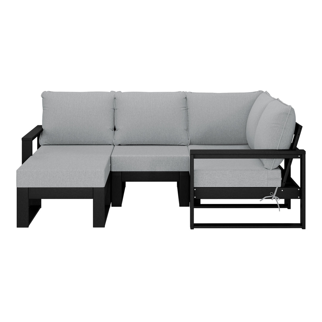 Montara 5-piece Outdoor Sectional Modular Patio Furniture Sofa Set