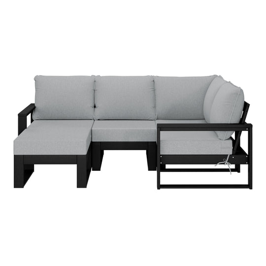 Montara 5-piece Outdoor Sectional Modular Patio Furniture Sofa Set