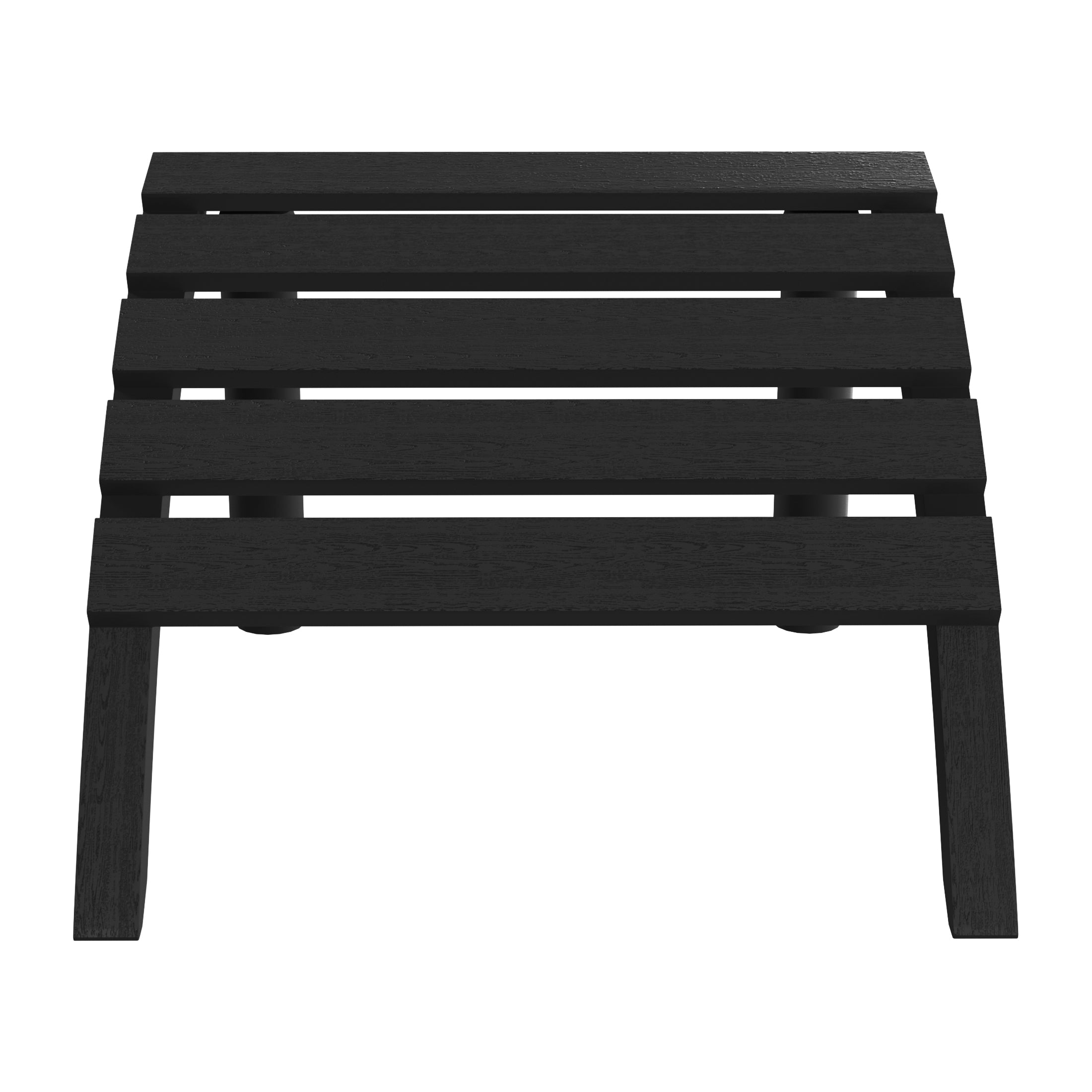 Azura Outdoor Patio HDPE Adirondack Ottoman Footrest