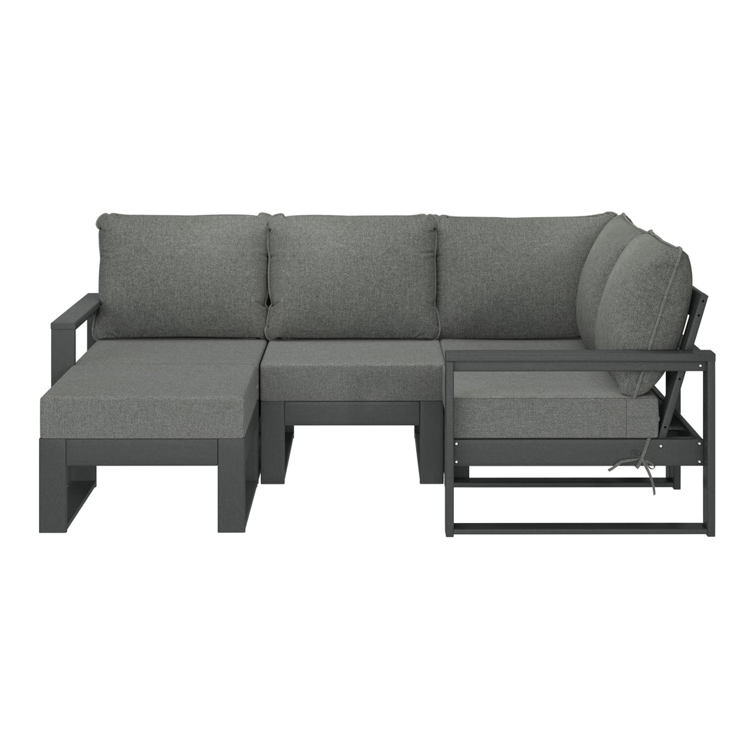Montara 5-piece Outdoor Sectional Modular Patio Furniture Sofa Set