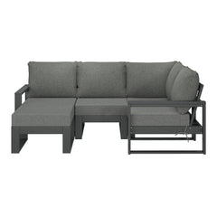 Montara 5-piece Outdoor Sectional Modular Patio Furniture Sofa Set