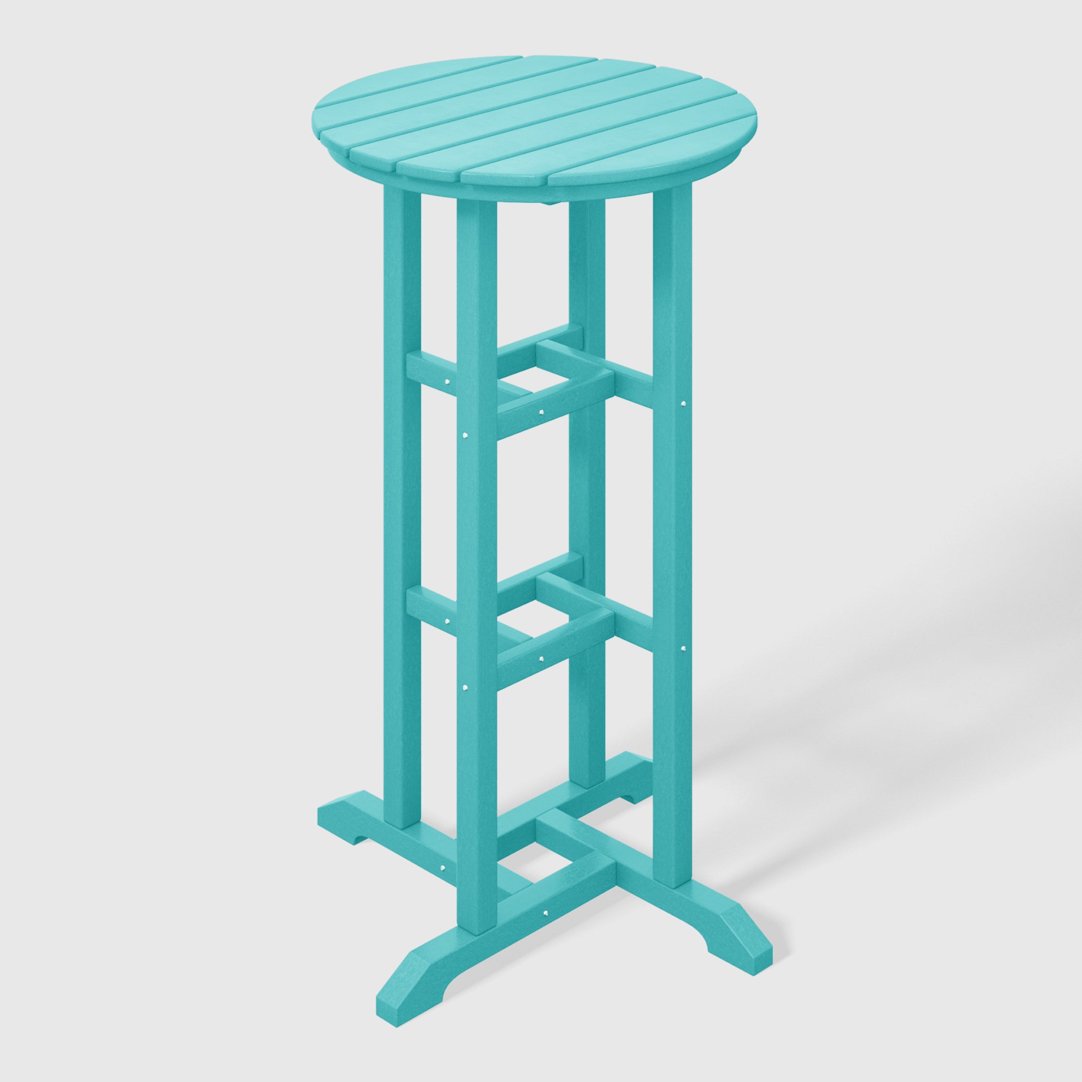 Malibu 42" Counter Height Round Outdoor Patio Bistro Bar Table