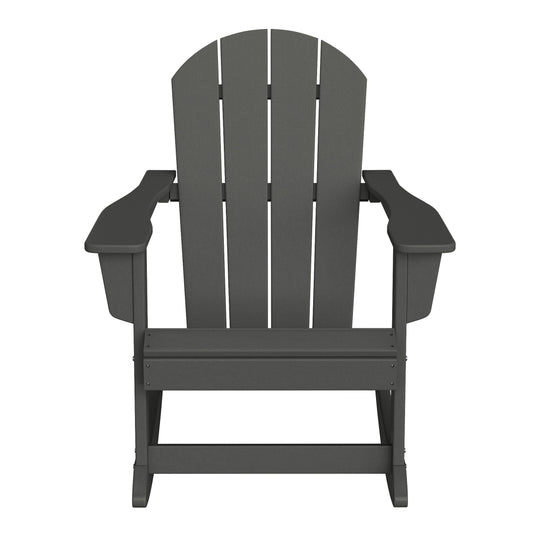 Malibu Westintrends Outdoor / Patio Poly Adirondack rocking chair