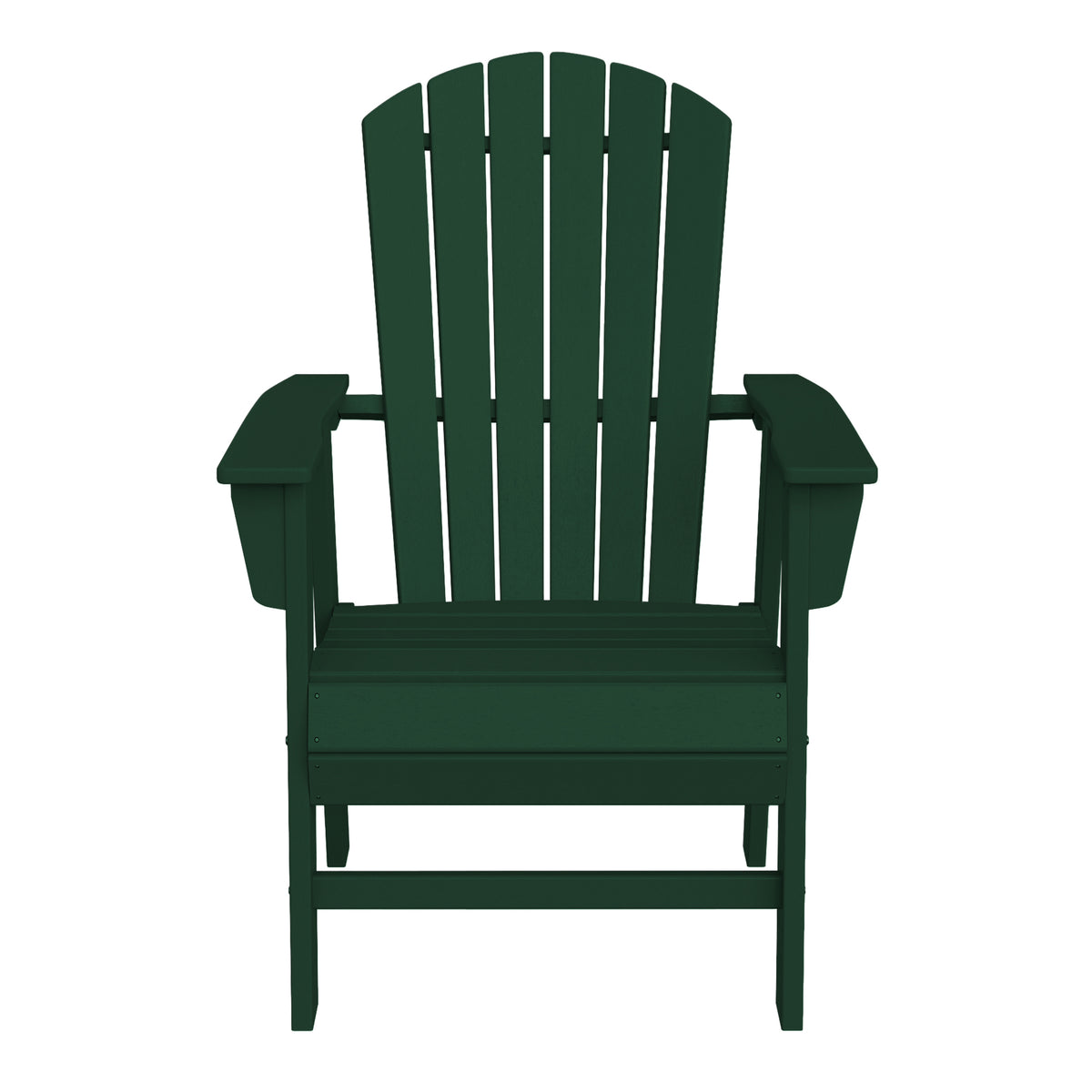 Dylan Outdoor Patio Shell-back Adirondack Dining Chair Weather Resistant