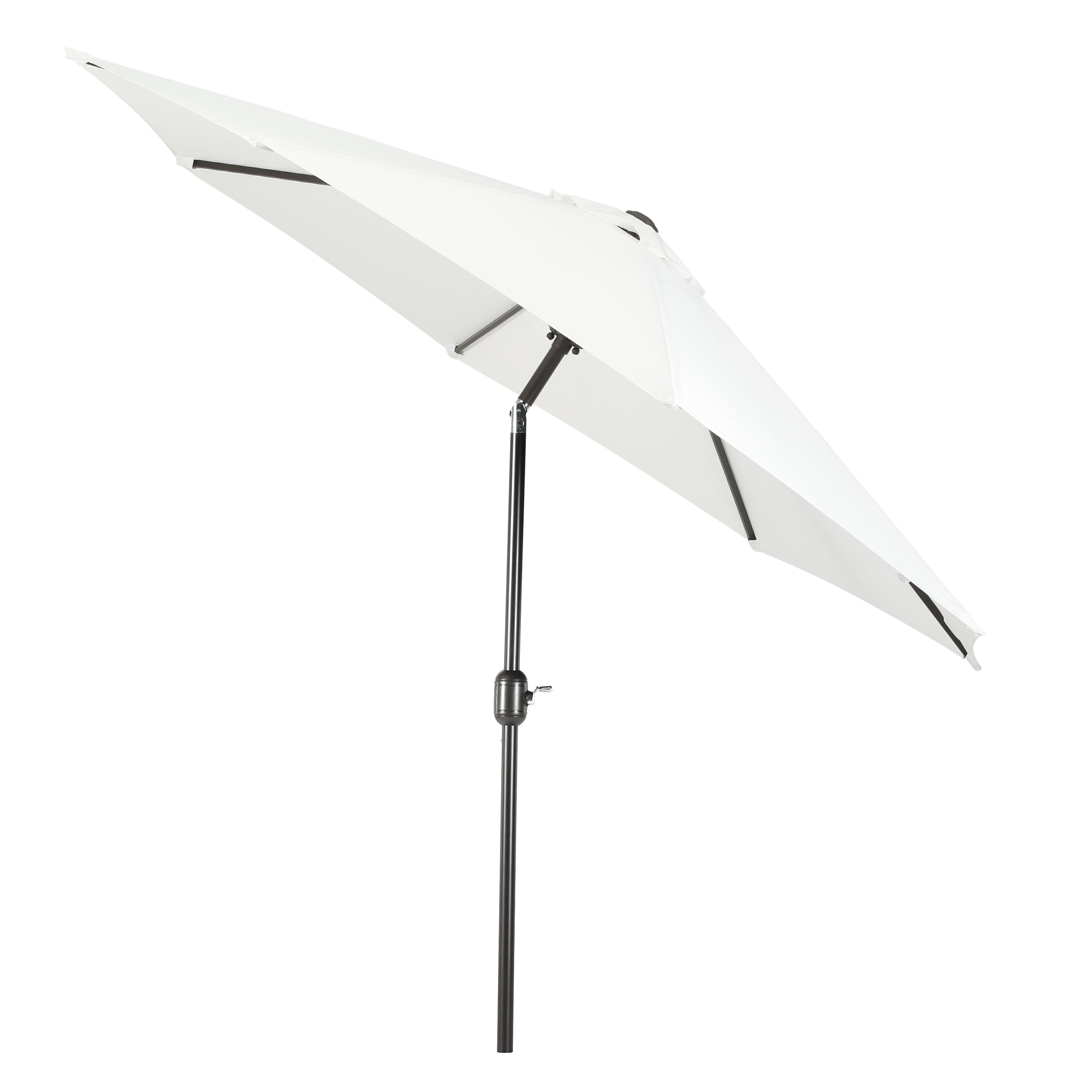 Paolo 9 ft. Patio Table Umbrella with Bronze color round free standing weight base kit