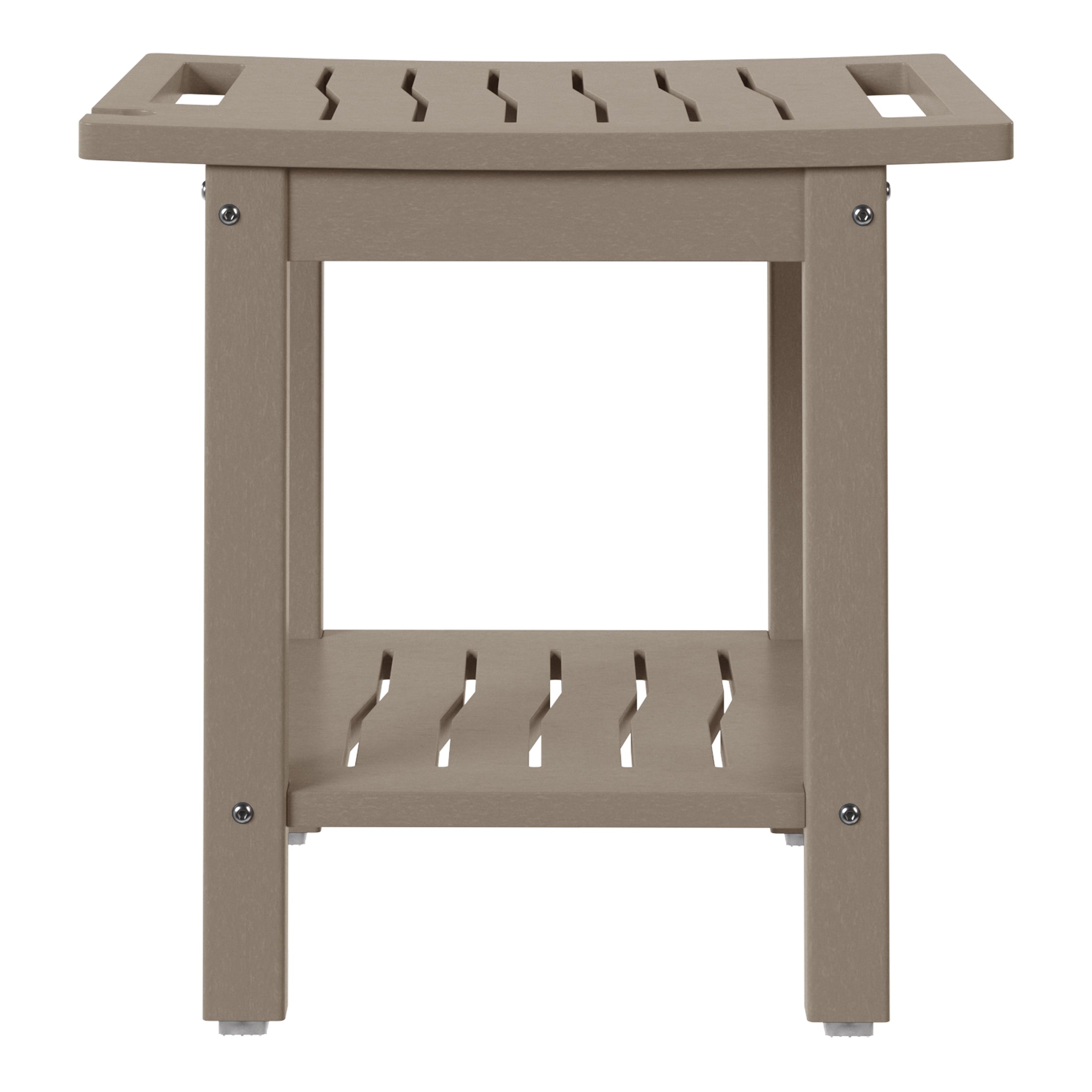 Sage HDPE Poly Plastic Waterproof Bathroom Shower Bench