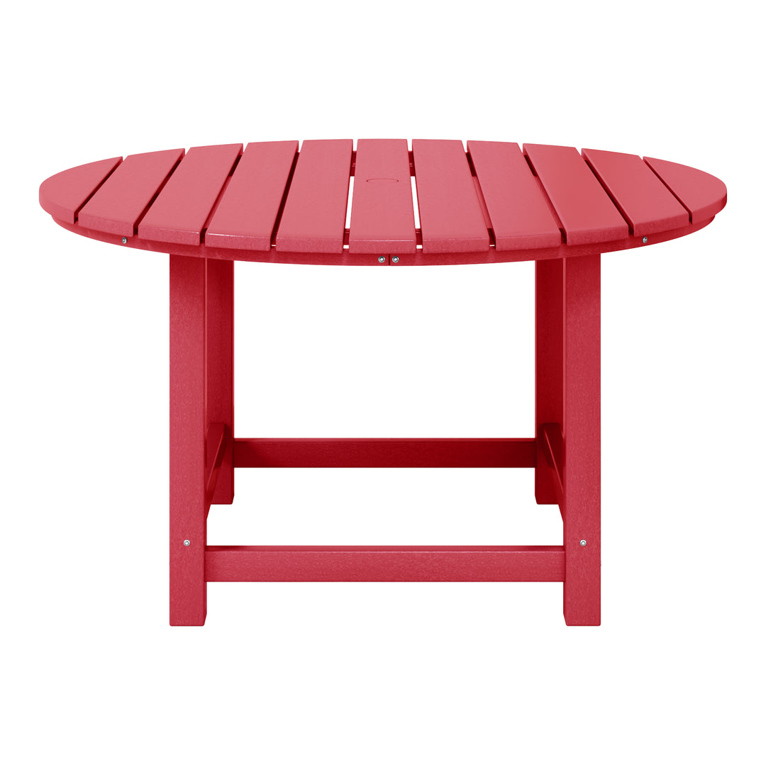 Malibu Kids Outdoor Patio Furniture HDPE Round Dining Table
