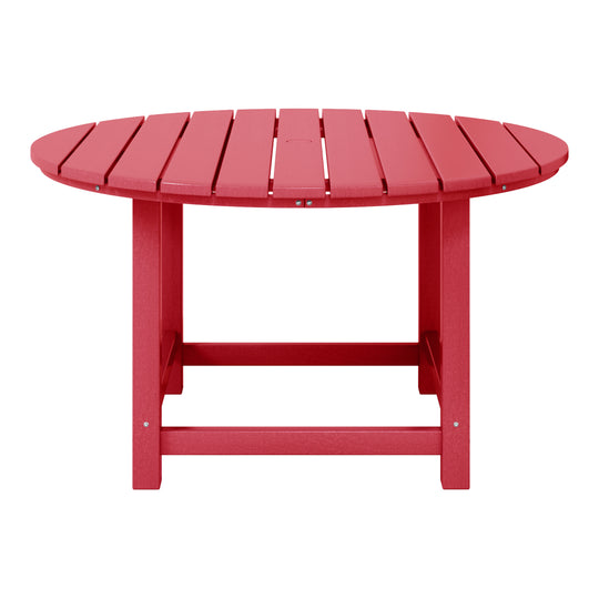Malibu Kids Outdoor Patio Furniture HDPE Round Dining Table