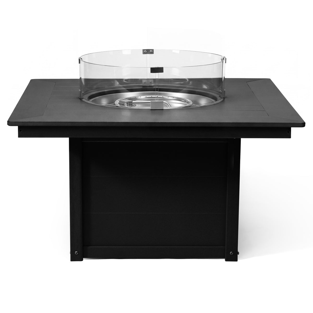 Helios 42" Modern Outdoor Patio Propane Square Fire Pit Table