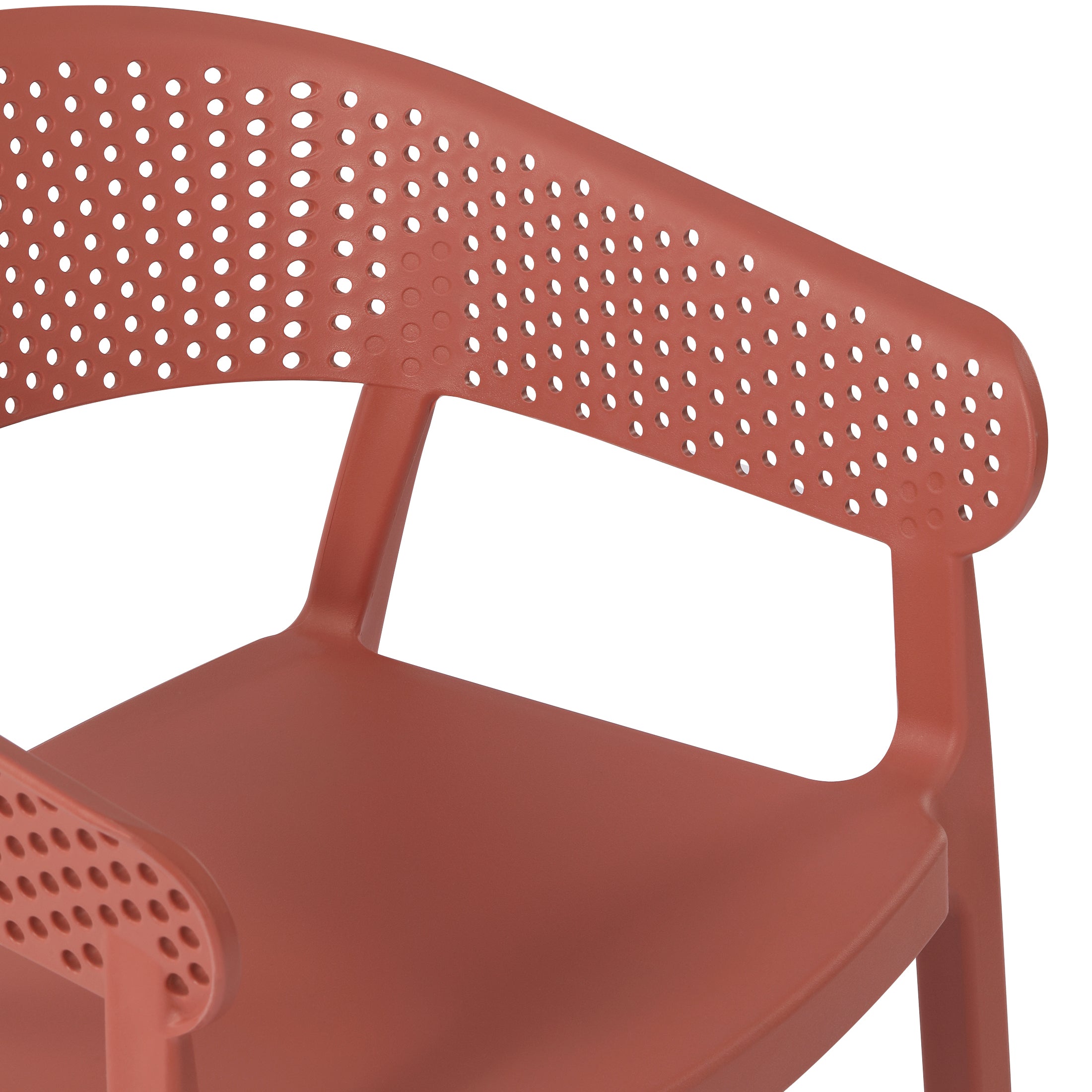 Playa 3-Piece Indoor Outdoor Metal Patio Dining Table Set With Stackable Patio Chairs