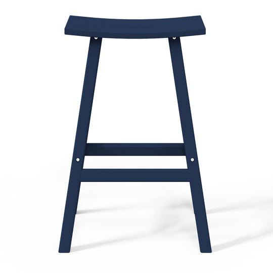 Malibu 2 piece set of 29" height Outdoor / Patio Saddle bar stools
