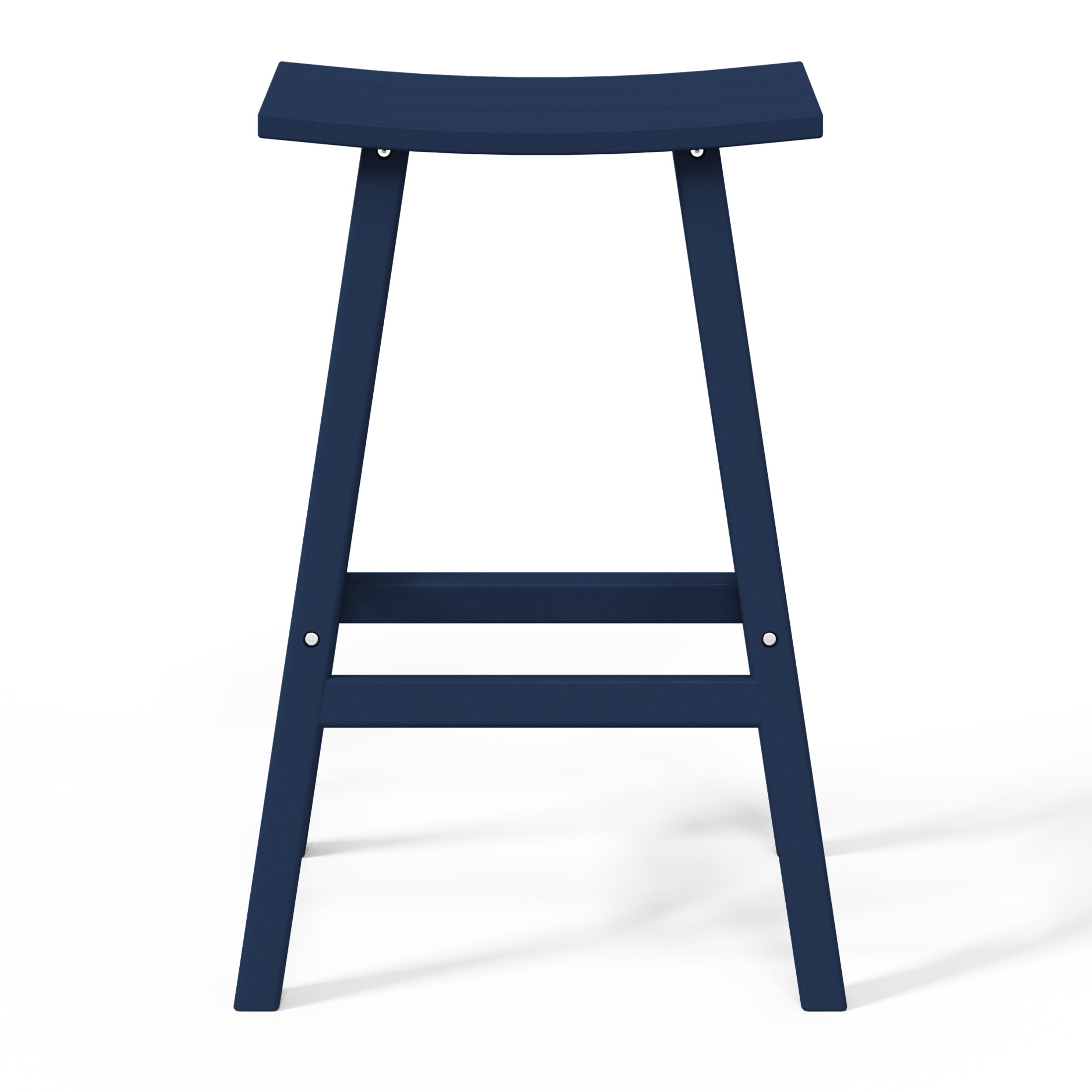 Malibu 29" HDPE Outdoor Patio Bar Height Bar Stools (Set of 2)