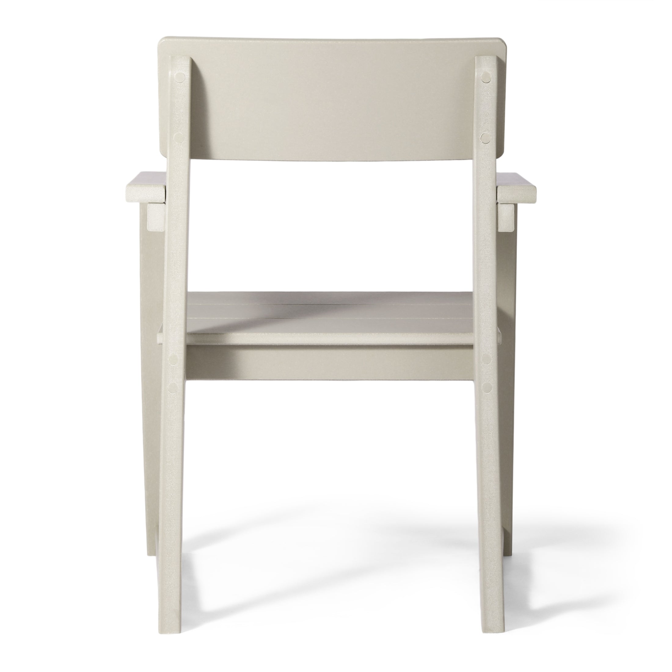 Paloma Modern HDPE Outdoor Patio Dining Arm Chairs (Set of 2)