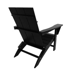 Ashore folding Adirondack chair in Black, view 3