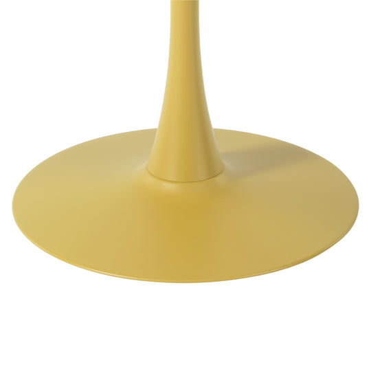 Playa 31.5" Round Outdoor Indoor Metal Cocktail Dining Table
