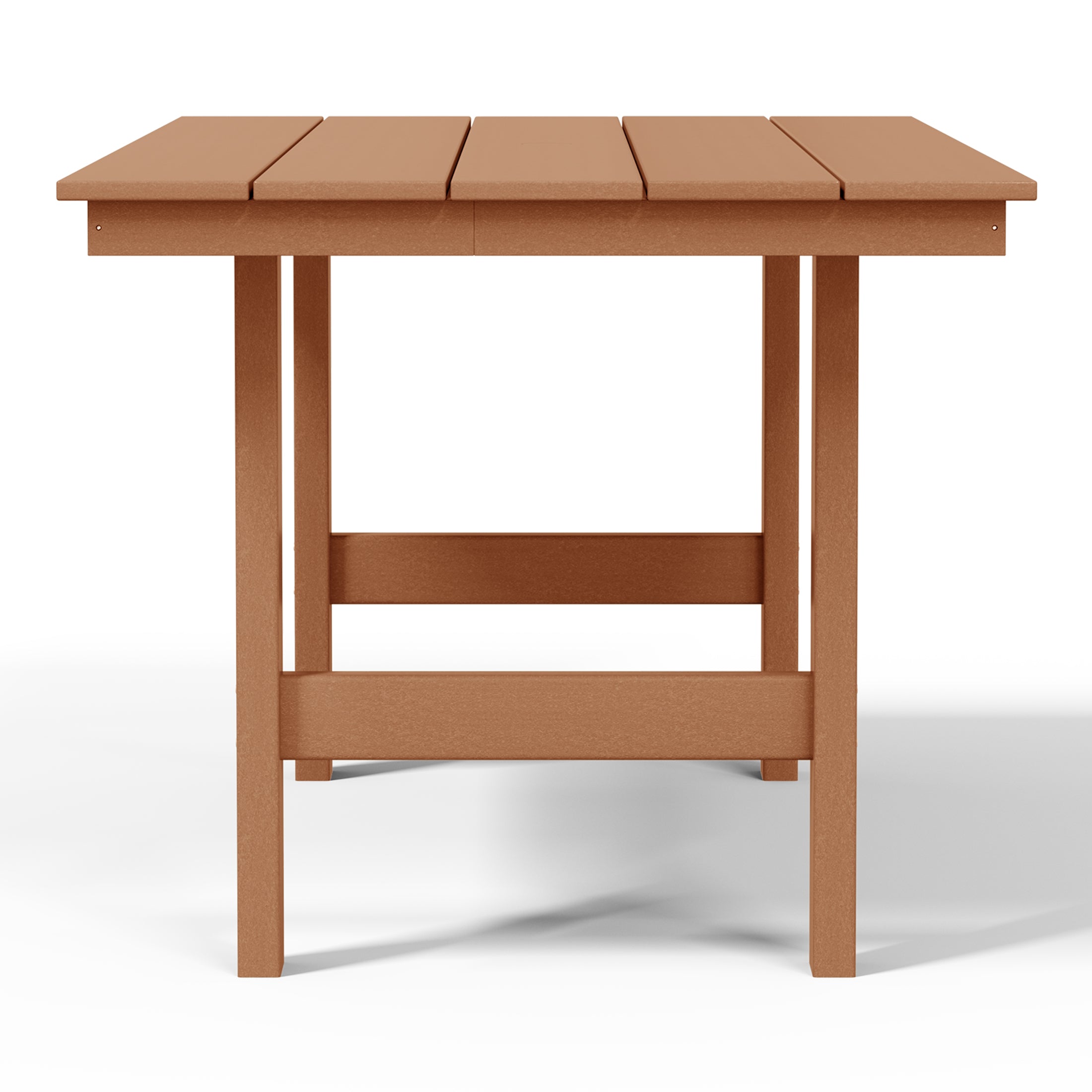 Ashore 6-Piece Outdoor HDPE Patio Dining Table Set with Bench