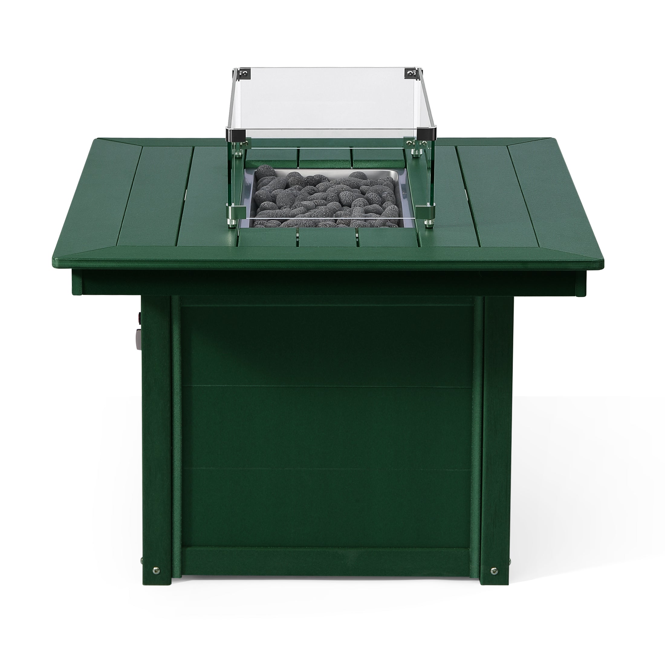 Helios 46" Modern Outdoor 55,000 BTU Patio Gas Propane Rectangle Deck Fire Pit Table
