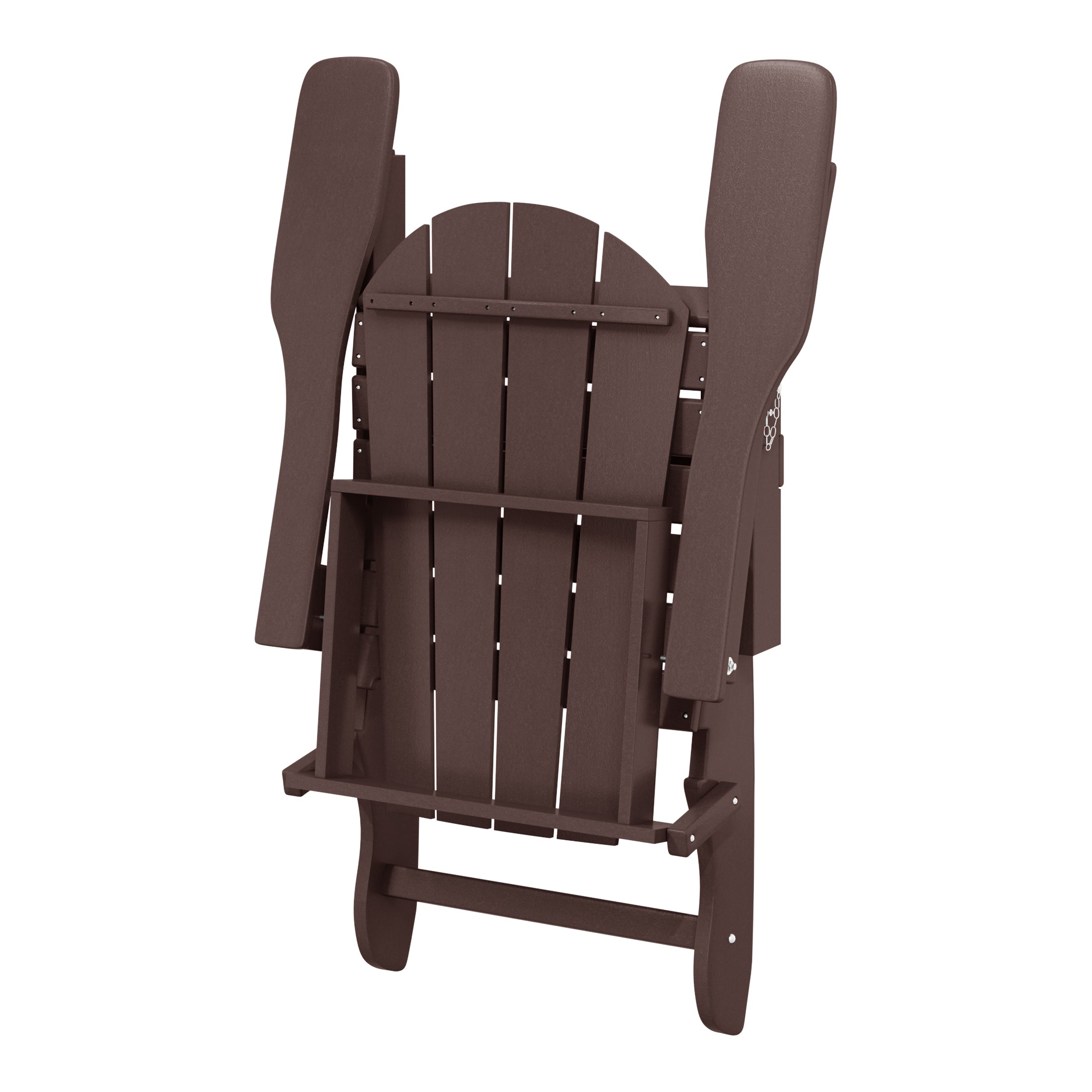Malibu 3-Piece set Outdoor / Patio Poly Adirondack chair set with a side table ( 2 seater )