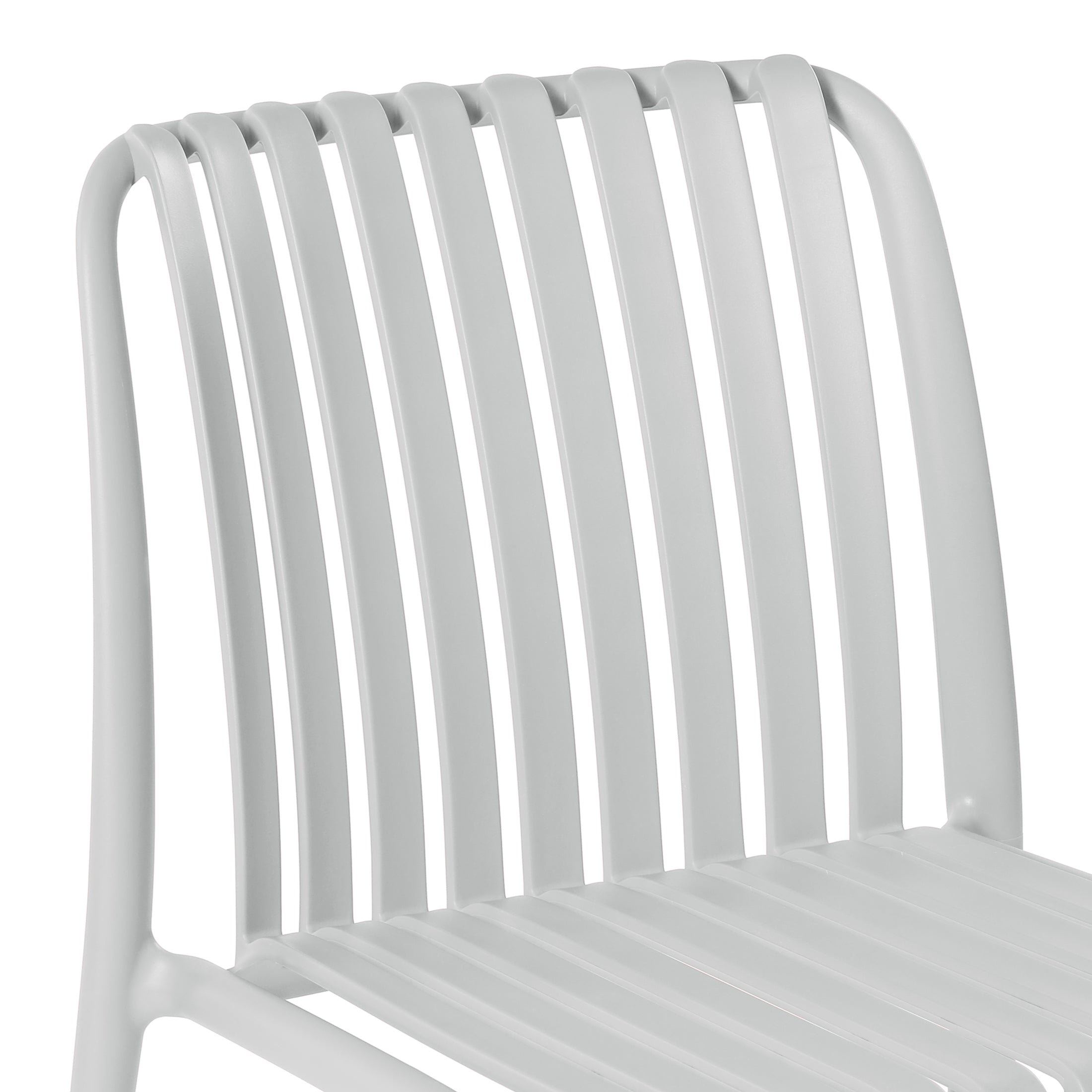 Playa 7-Piece Outdoor Patio Dining Table Set With Stackable Patio Chairs
