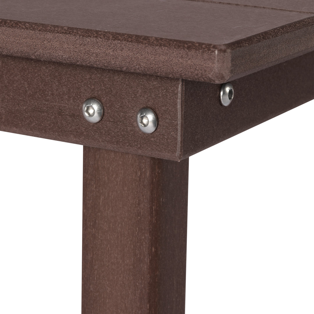 Malibu 65" Outdoor Patio Trestle Dining Bench