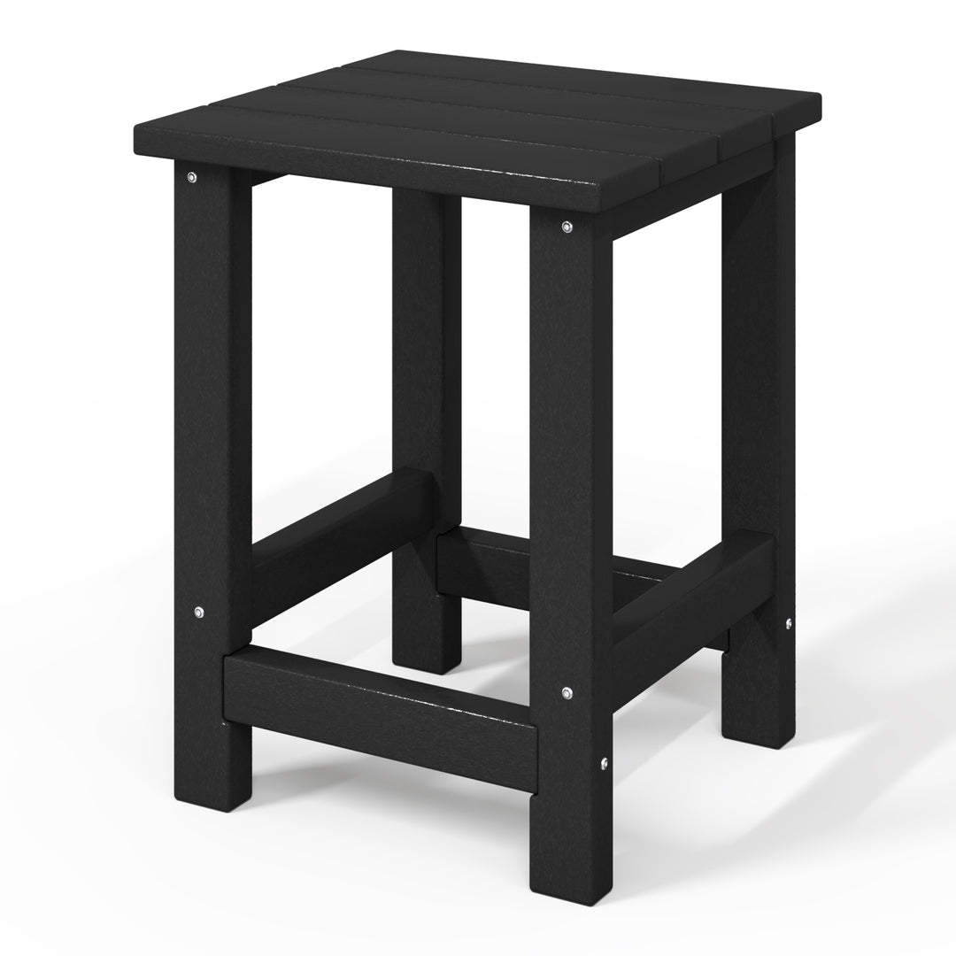 Malibu Kids Outdoor Patio Furniture HDPE Adirondack Square Side Table