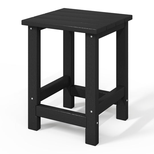 Malibu Kids Outdoor Patio Furniture HDPE Adirondack Square Side Table