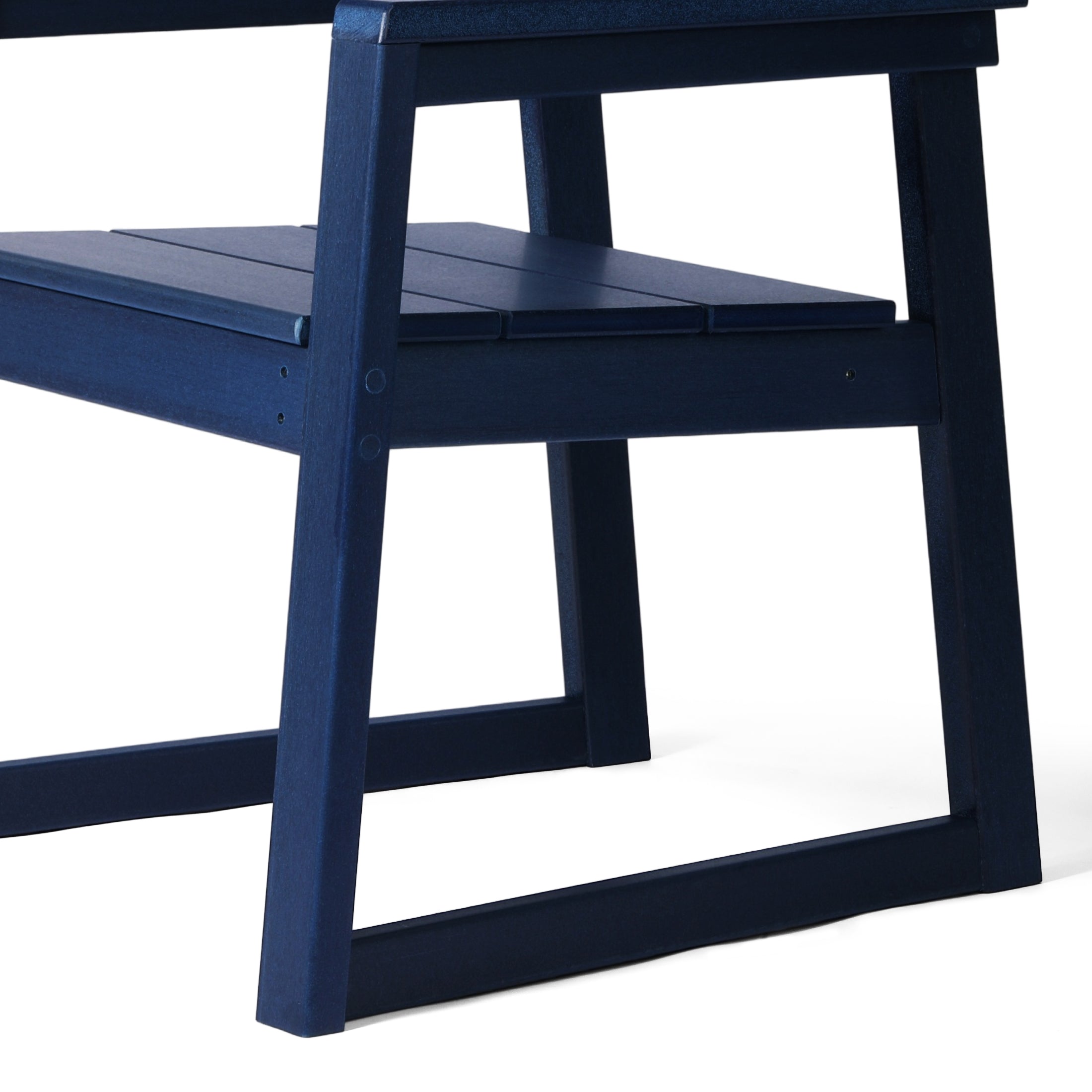 Paloma Modern HDPE Outdoor Patio Dining Arm Chairs (Set of 2)