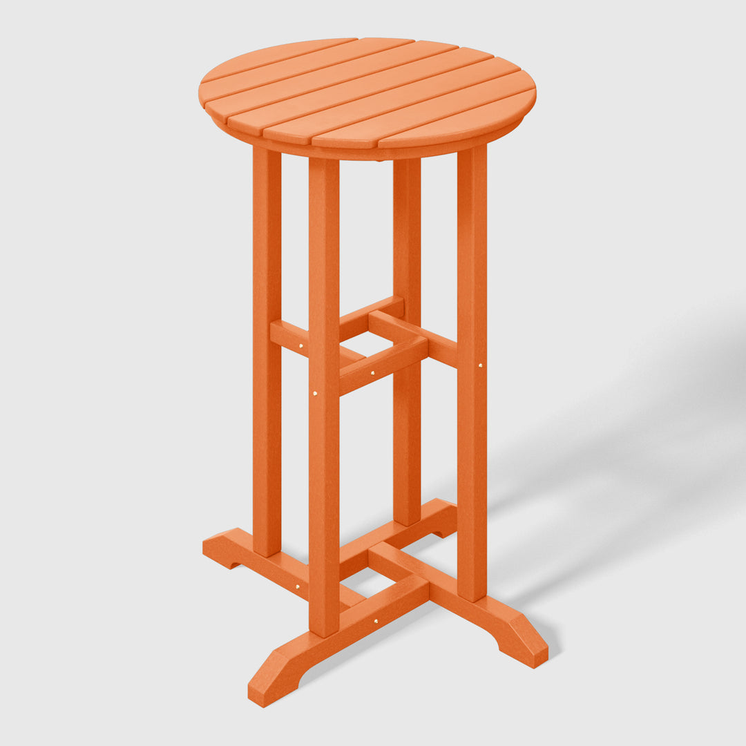 Malibu 37" Counter Height Round Outdoor Patio Bistro Bar Table