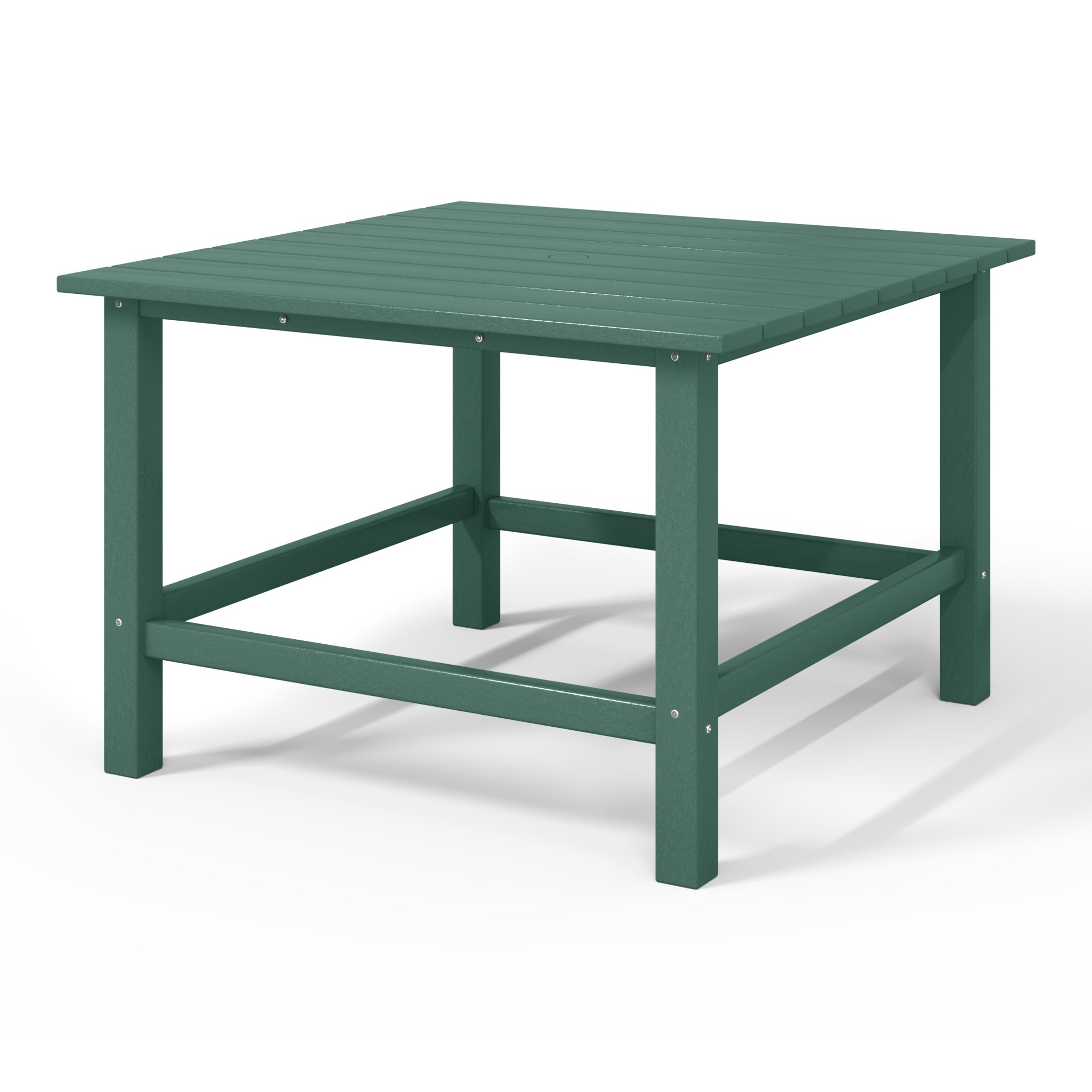 Malibu Kids Outdoor Patio Furniture HDPE 30" Wide Square Dining Table