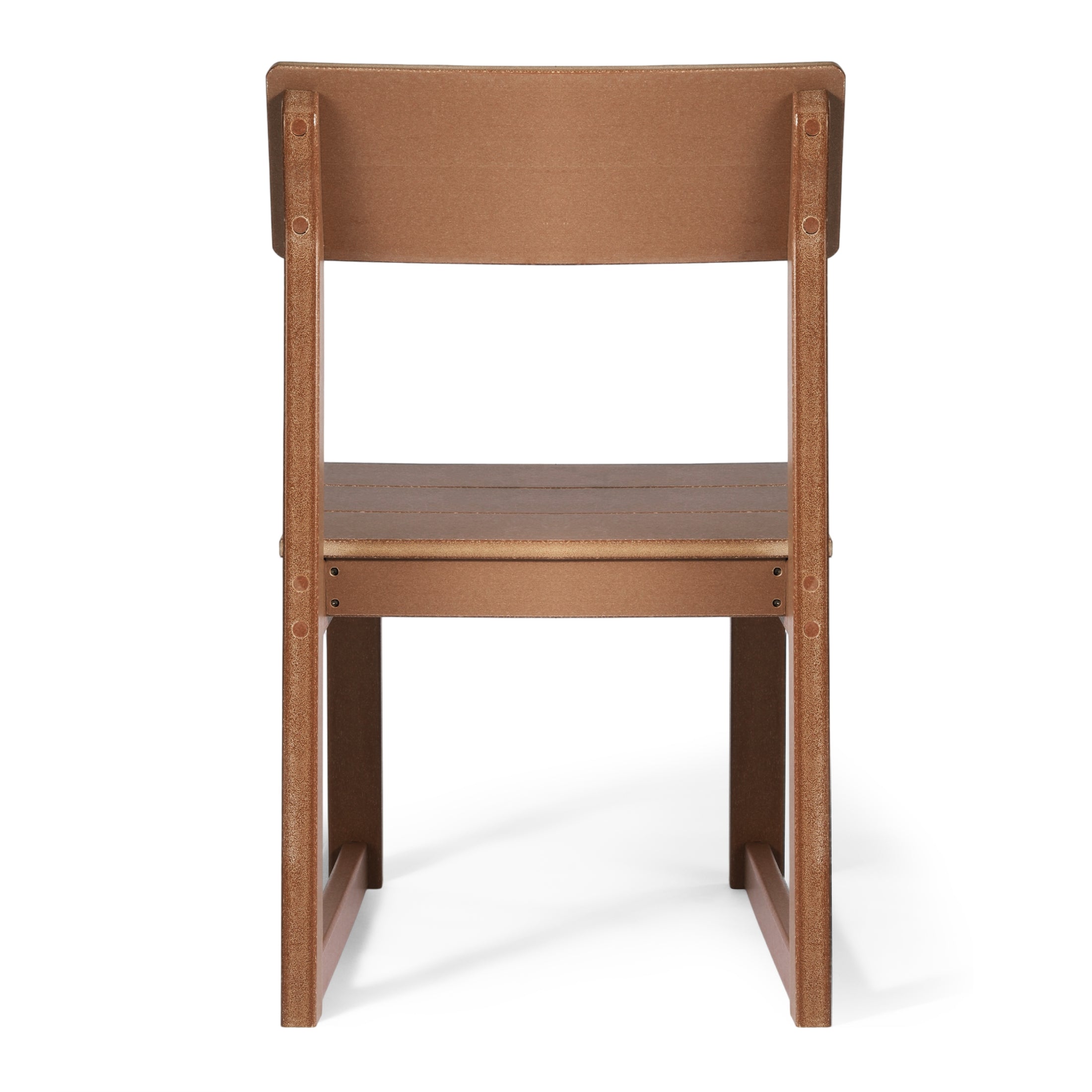 Paloma Modern HDPE Outdoor Armless Patio Dining Chairs (Set of 2)