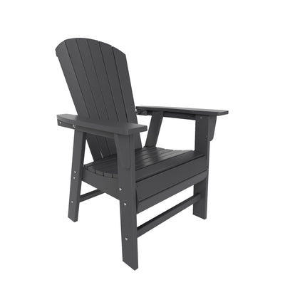 Dylan Outdoor Patio Shell-back Adirondack Dining Chair