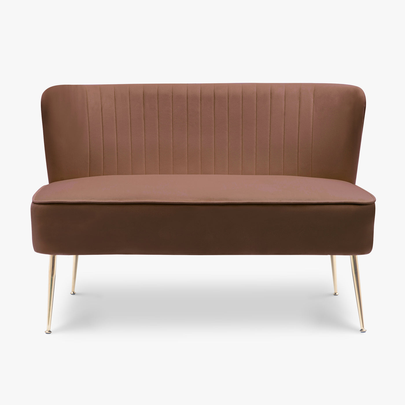 Phoebe 46" Wide Upholstered Velvet Love Seat Sofa