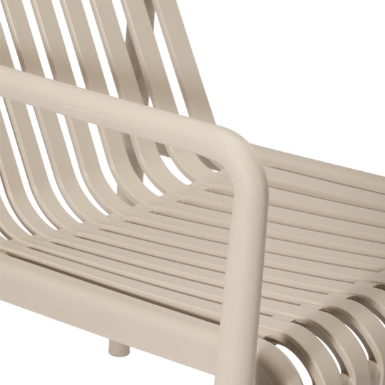Playa Outdoor Modern Stackable Plastic Patio Club Armchairs (Set of 2)