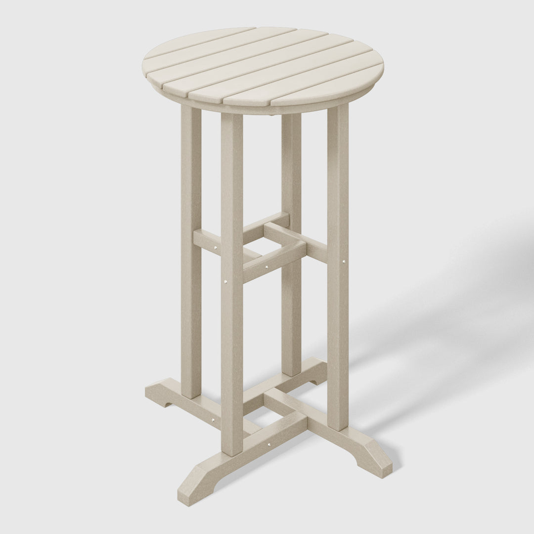 Malibu 37" Counter Height Round Outdoor Patio Bistro Bar Table