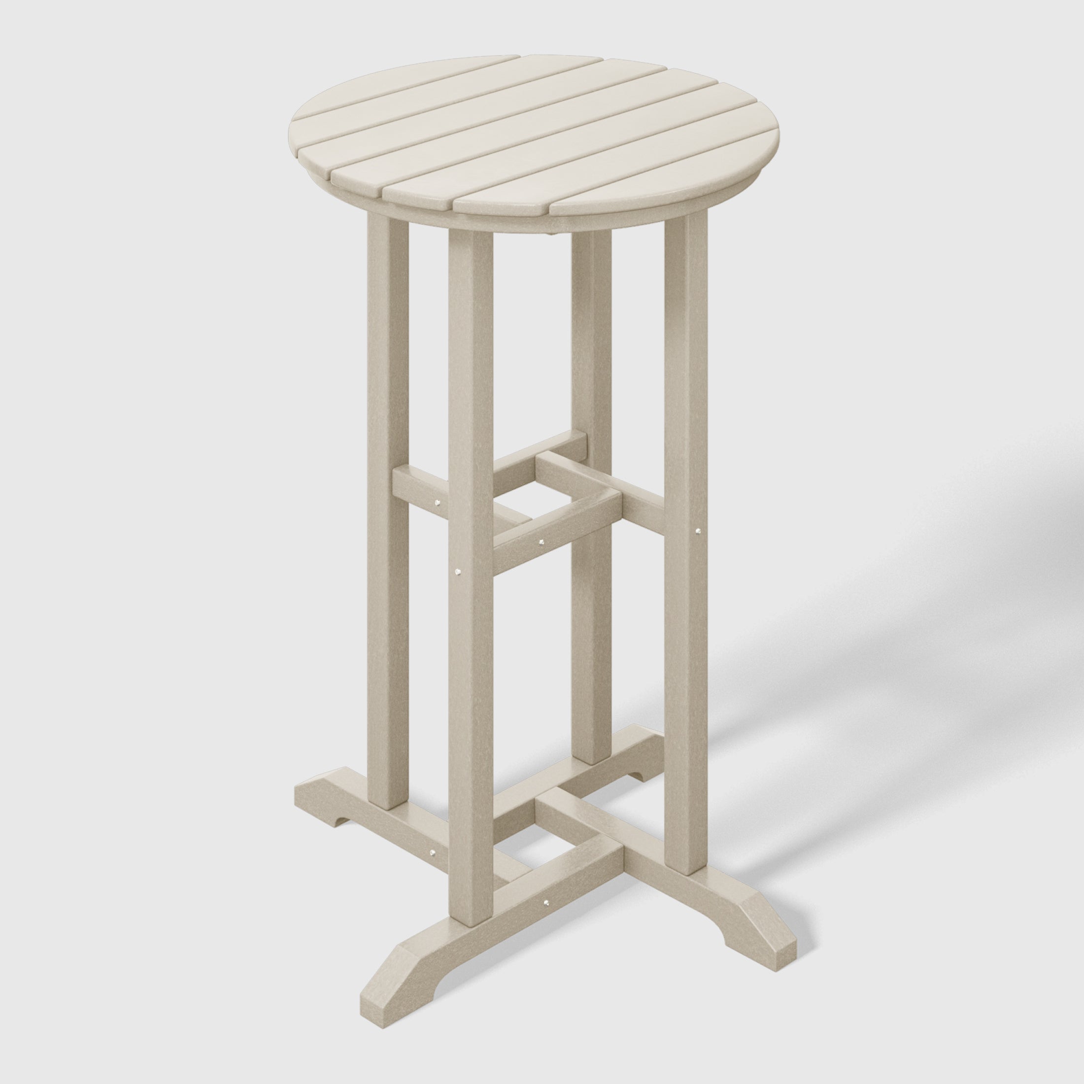 Malibu 37" Counter Height Round Outdoor Patio Bistro Bar Table
