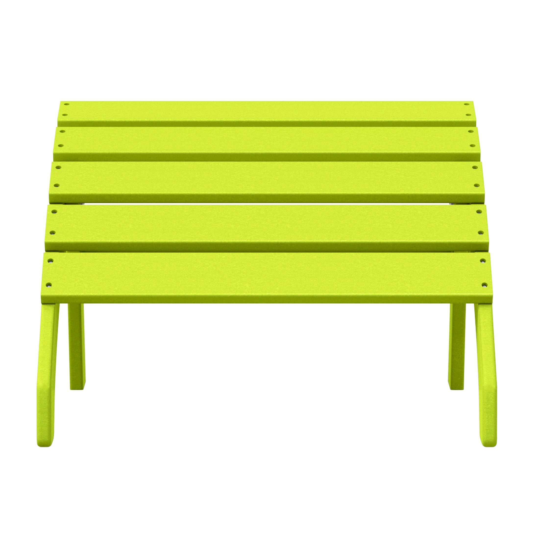 Dylan Outdoor Patio HDPE Adirondack Ottoman Footrest