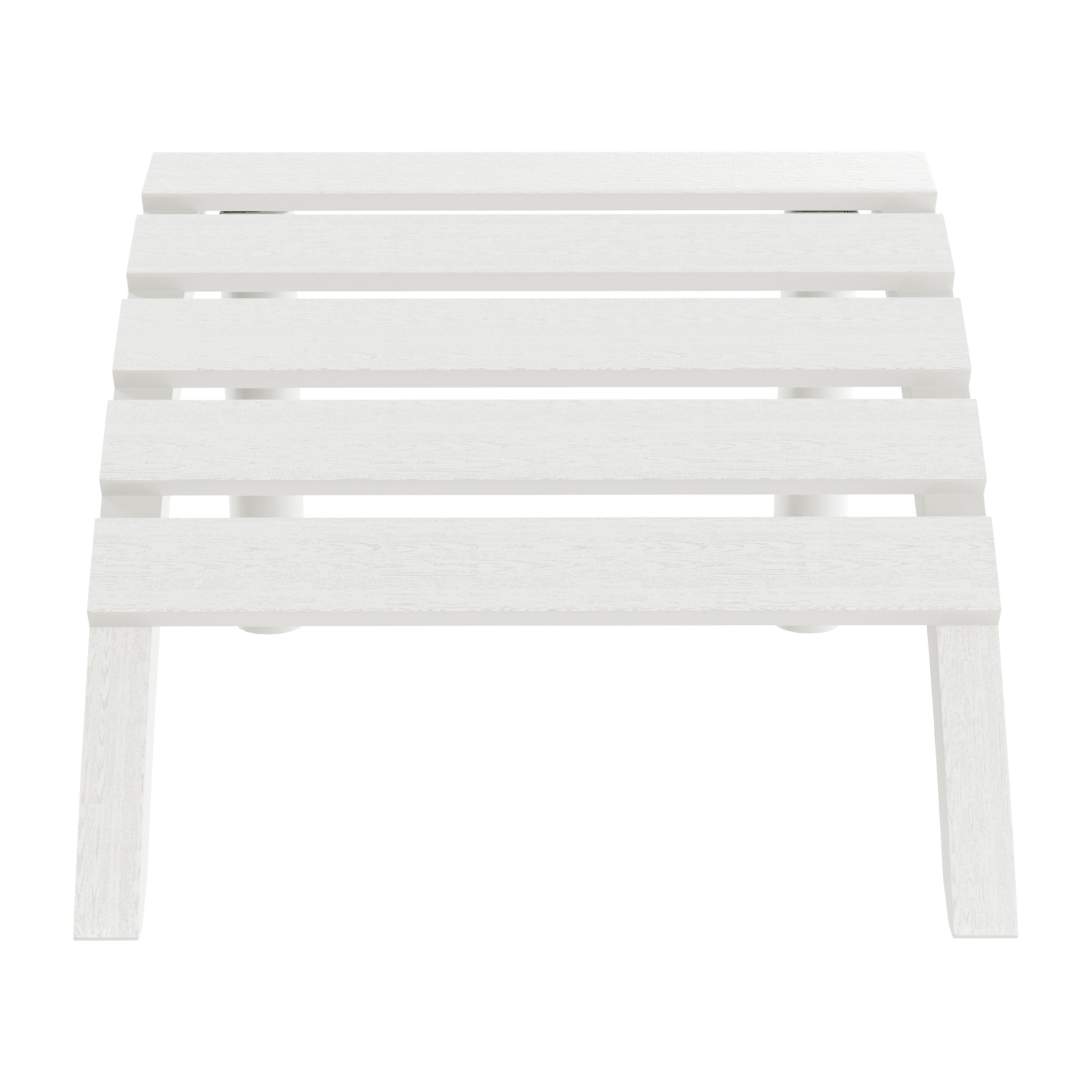 Azura Outdoor Patio HDPE Adirondack Ottoman Footrest