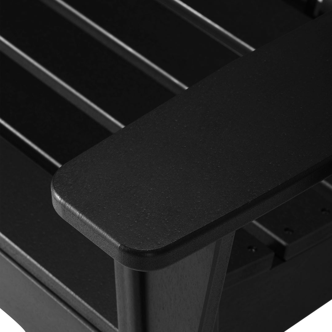 St. Augustine Outdoor Patio 49" HDPE Adirondack Garden Bench