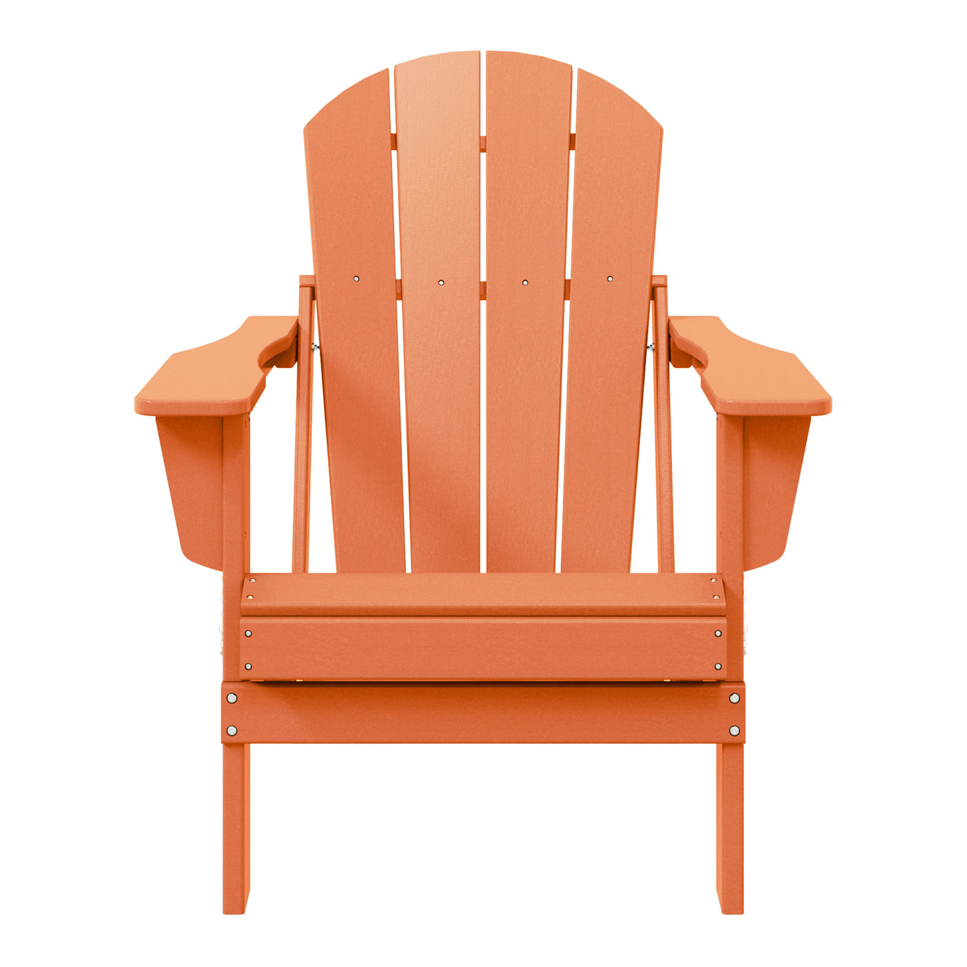 Malibu HDPE Outdoor Patio Folding Poly Adirondack Chair