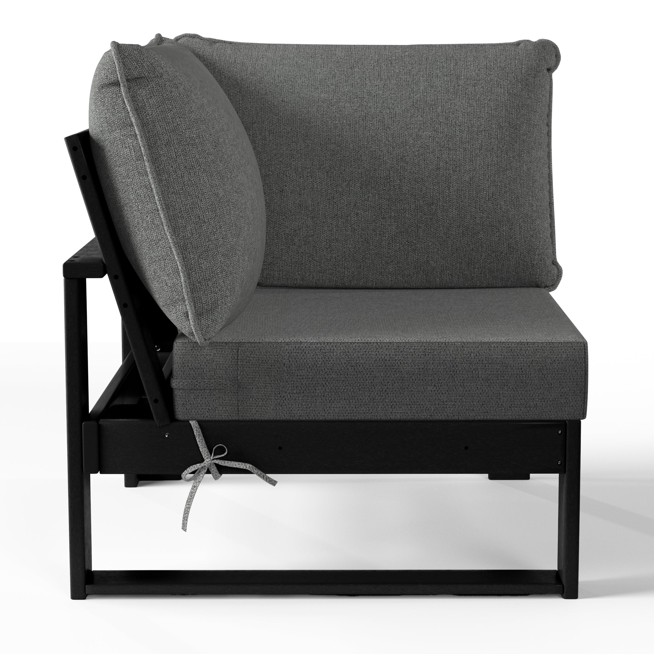 Montara Outdoor HDPE Sectional Corner Sofa Seat with Water-Proof Cushions