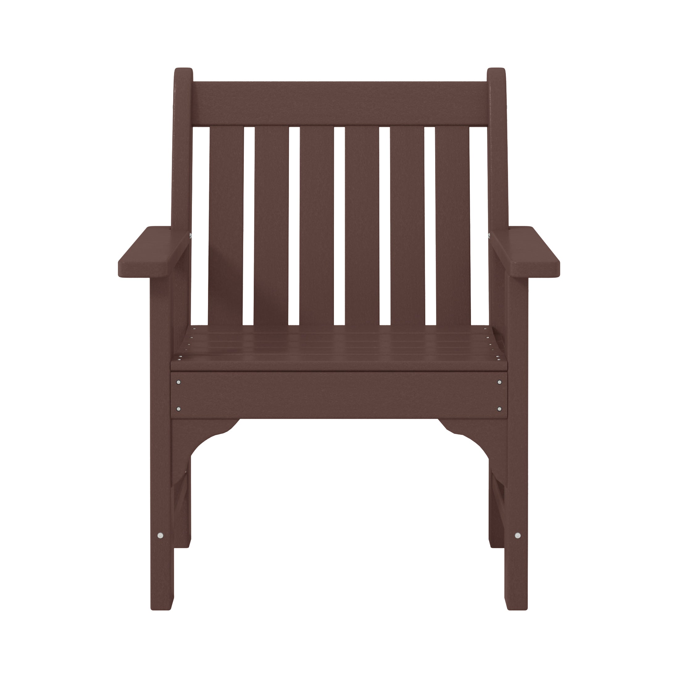 Malibu Outdoor Patio HDPE Adirondack Dining Arm Chairs (Set of 4)