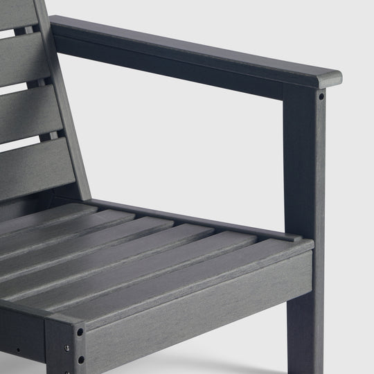 Avalon Outdoor Patio HDPE Deep Seating Sectional Loveseat