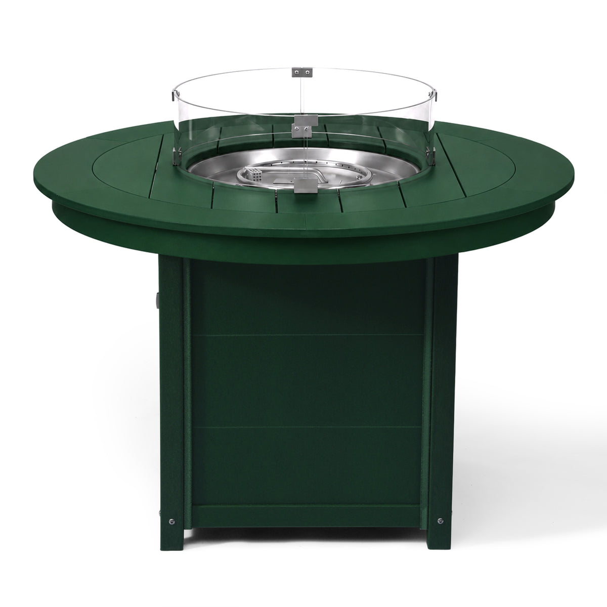 Helios 47" Modern Outdoor Patio Propane Gas Round Fire Pit Table