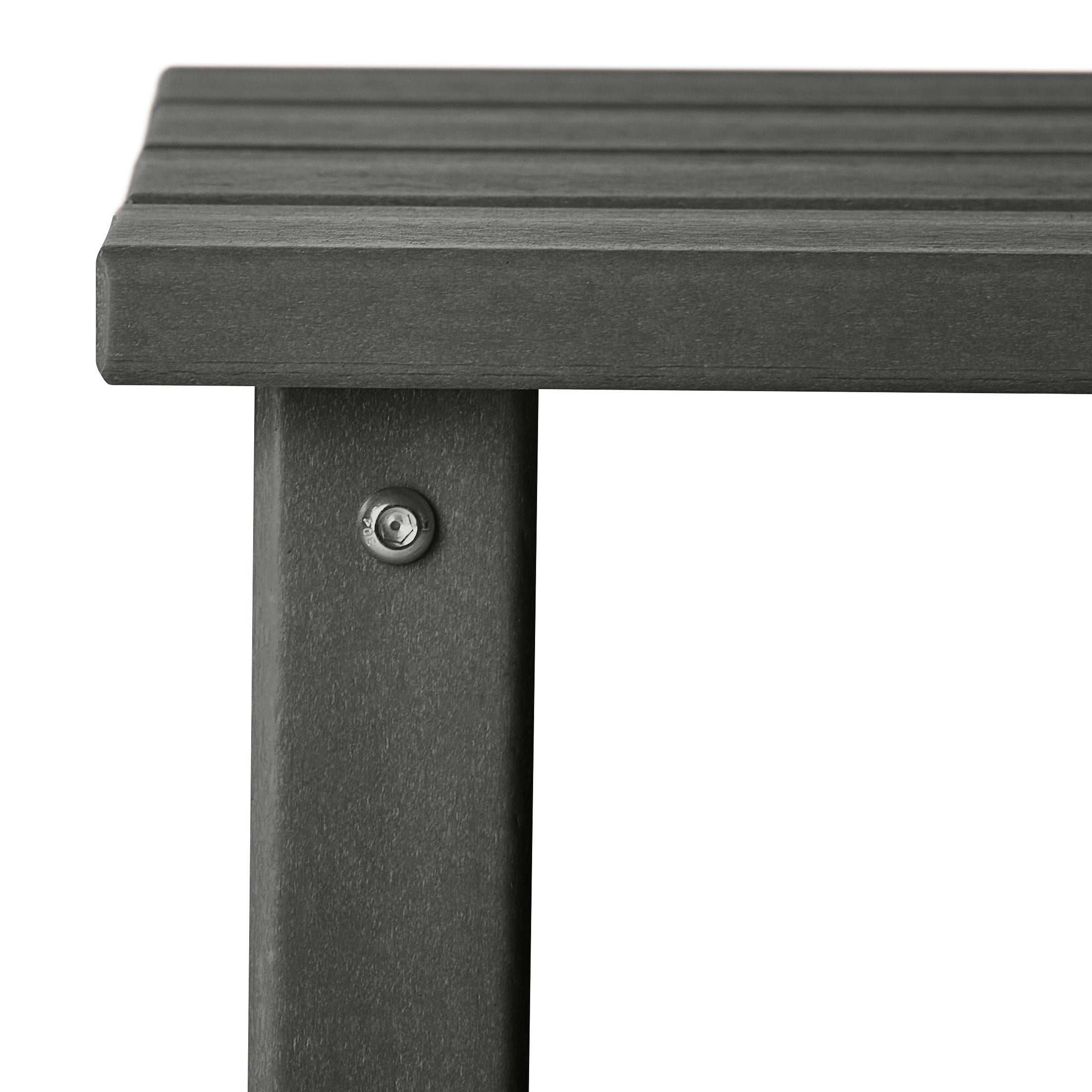 Malibu 3-Piece set Outdoor / Patio Poly Adirondack chair set with a side table ( 2 seater )
